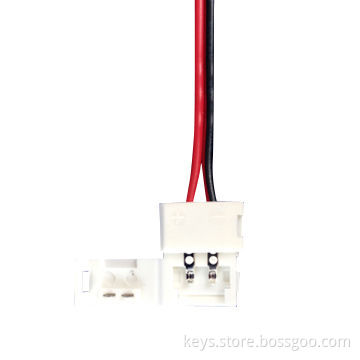 New lights accessories for width of 8mm LED strip connector with wire, without welding